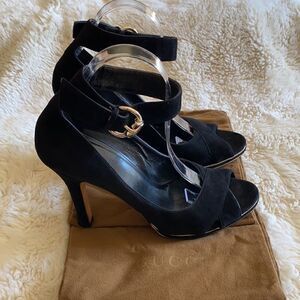 Gucci Suede Heels  